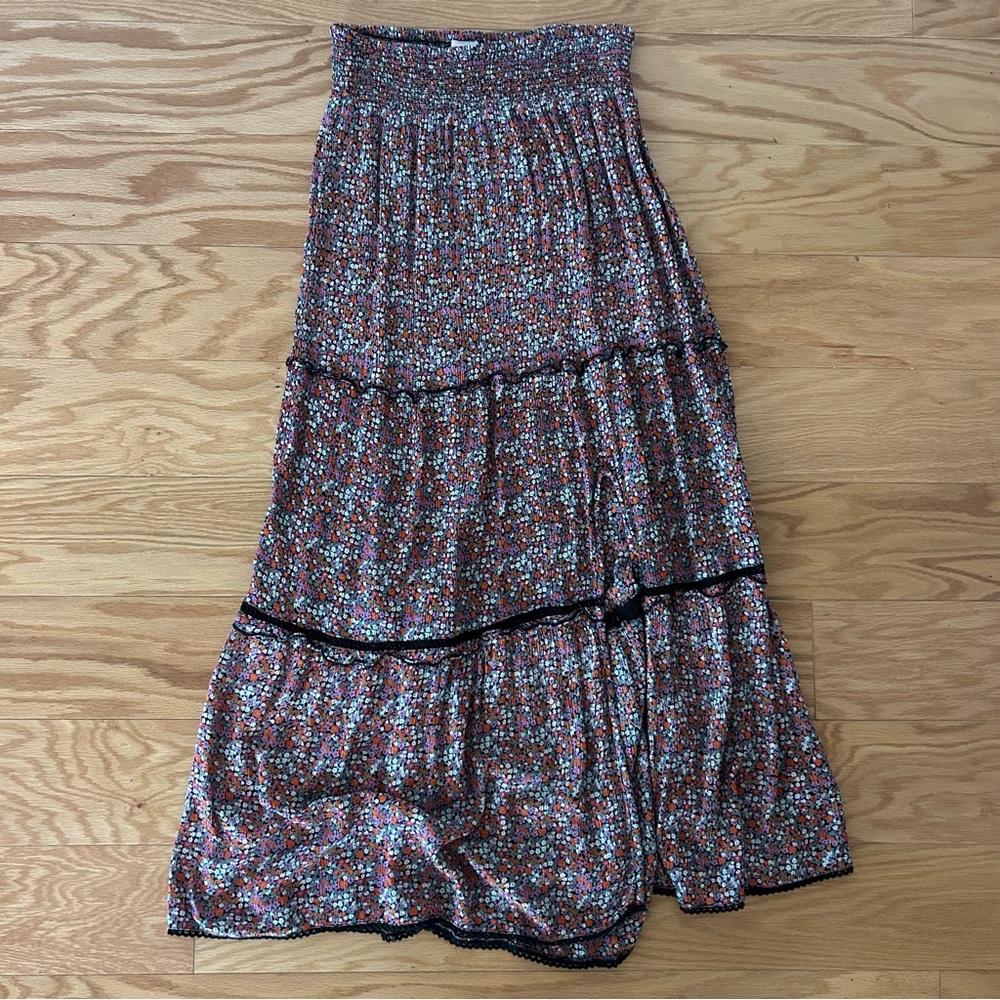 Bila Multicolor Floral Maxi Skirt